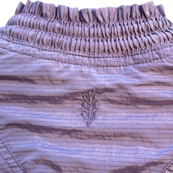 FREE PEOPLE Movement  Starting Lineup Windbreaker Bomber Purple Jacket Sml NWOT - Picture 12 of 15